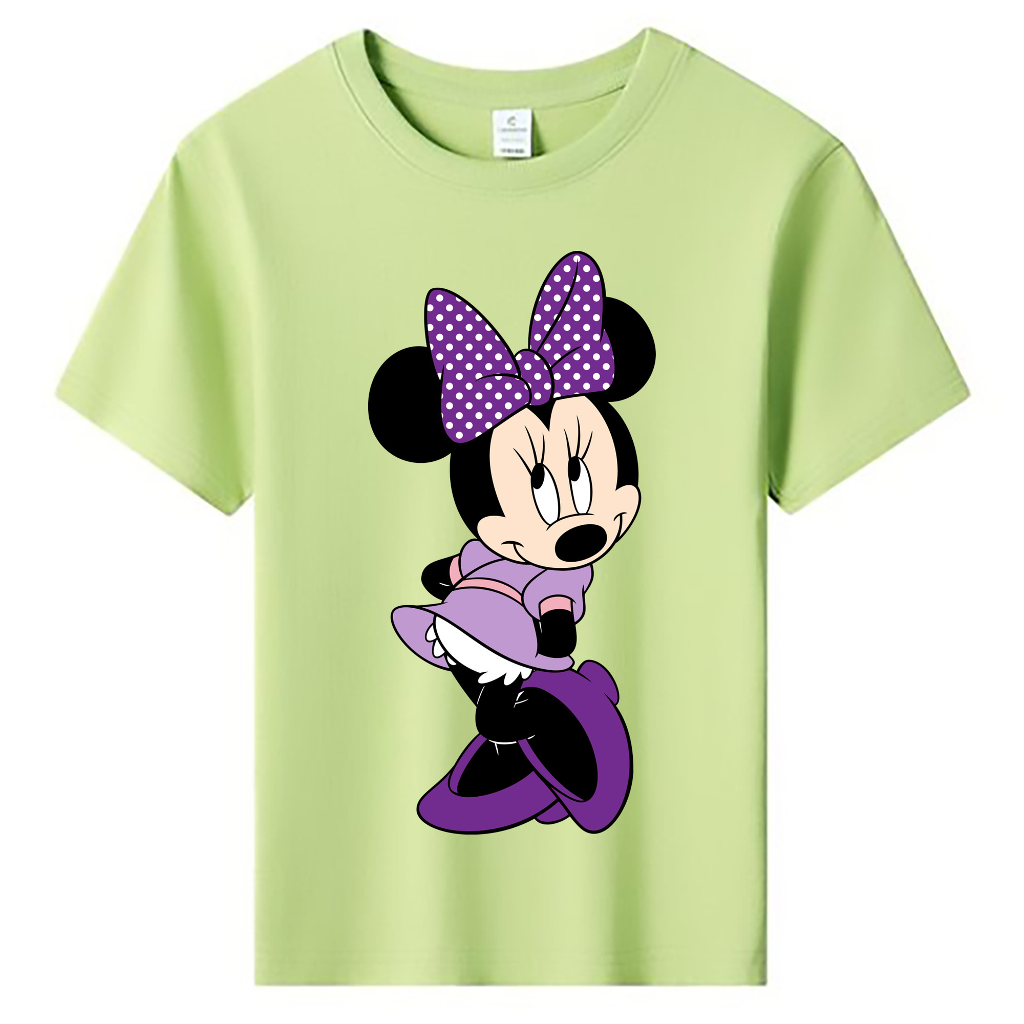 ミッキーマウス Mickey Mouse 綿100％キッズTシャツ（フロントプリント）